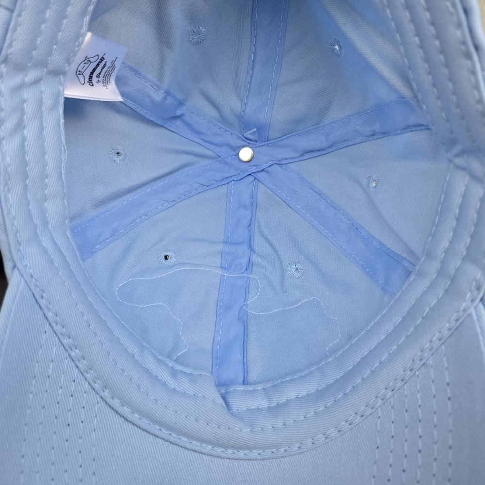 🆕Hello Kitty and Cinnamoroll Varsity Chenille C Initial Light Blue Baseball Cap - Picture 6 of 11